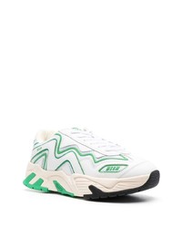 weiße Leder niedrige Sneakers von MSGM