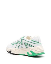 weiße Leder niedrige Sneakers von MSGM