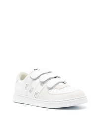 weiße Leder niedrige Sneakers von Etro
