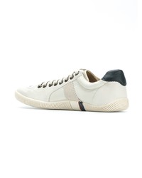 weiße Leder niedrige Sneakers von OSKLEN