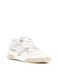 weiße Leder niedrige Sneakers von Diesel