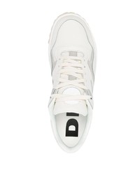 weiße Leder niedrige Sneakers von Diesel