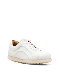 weiße Leder niedrige Sneakers von Camper