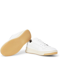 weiße Leder niedrige Sneakers von Acne Studios