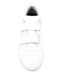 weiße Leder niedrige Sneakers von Acne Studios