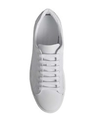 weiße Leder niedrige Sneakers von Burberry