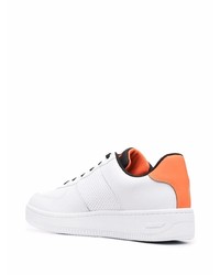 weiße Leder niedrige Sneakers von Tommy Jeans