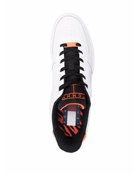 weiße Leder niedrige Sneakers von Tommy Jeans