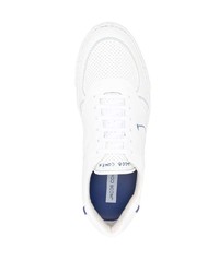 weiße Leder niedrige Sneakers von Jacob Cohen