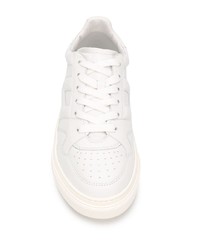 weiße Leder niedrige Sneakers von Hogan