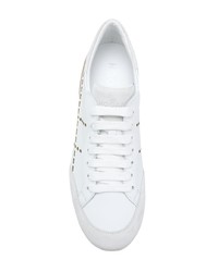 weiße Leder niedrige Sneakers von Hogan