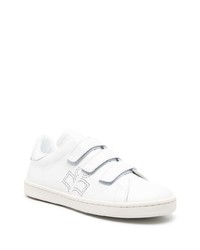 weiße Leder niedrige Sneakers von Isabel Marant