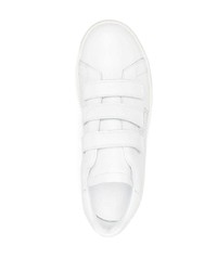 weiße Leder niedrige Sneakers von Isabel Marant