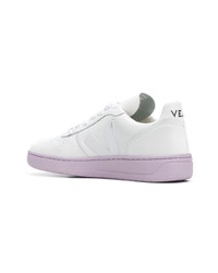 weiße Leder niedrige Sneakers von Veja