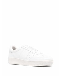 weiße Leder niedrige Sneakers von Sandro