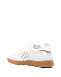 weiße Leder niedrige Sneakers von Loewe