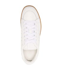 weiße Leder niedrige Sneakers von Loewe