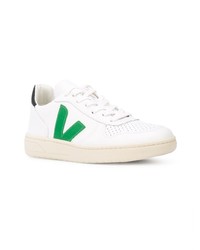 weiße Leder niedrige Sneakers von Veja