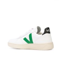 weiße Leder niedrige Sneakers von Veja