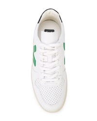 weiße Leder niedrige Sneakers von Veja