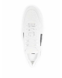 weiße Leder niedrige Sneakers von Philipp Plein