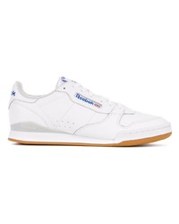 weiße Leder niedrige Sneakers von Reebok