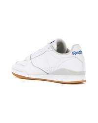 weiße Leder niedrige Sneakers von Reebok