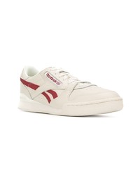 weiße Leder niedrige Sneakers von Reebok