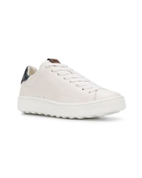 weiße Leder niedrige Sneakers von Coach