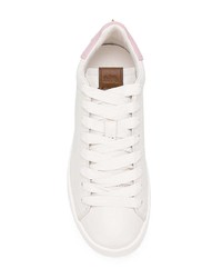 weiße Leder niedrige Sneakers von Coach