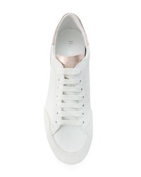 weiße Leder niedrige Sneakers von Hogan