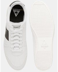 weiße Leder niedrige Sneakers von Le Coq Sportif