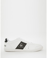 weiße Leder niedrige Sneakers von Le Coq Sportif