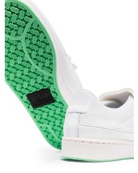 weiße Leder niedrige Sneakers von Converse