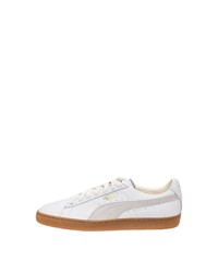 weiße Leder niedrige Sneakers von Puma