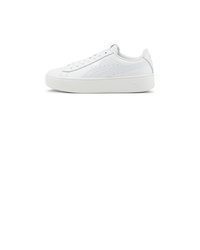 weiße Leder niedrige Sneakers von Puma