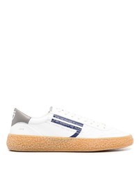 weiße Leder niedrige Sneakers von Puraai