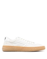 weiße Leder niedrige Sneakers von Puraai