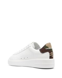 weiße Leder niedrige Sneakers von Golden Goose