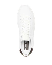 weiße Leder niedrige Sneakers von Golden Goose