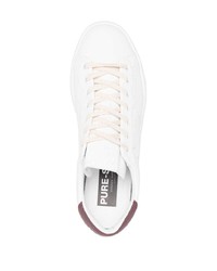 weiße Leder niedrige Sneakers von Golden Goose