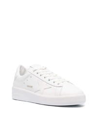 weiße Leder niedrige Sneakers von Golden Goose