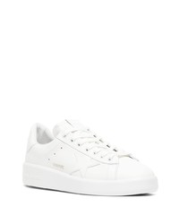 weiße Leder niedrige Sneakers von Golden Goose