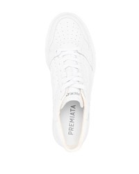 weiße Leder niedrige Sneakers von Premiata