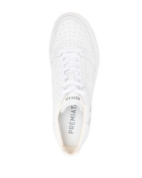 weiße Leder niedrige Sneakers von Premiata