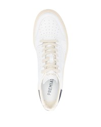 weiße Leder niedrige Sneakers von Premiata