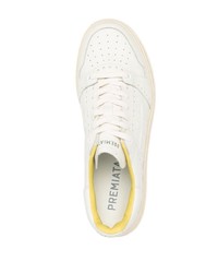 weiße Leder niedrige Sneakers von Premiata