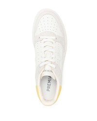 weiße Leder niedrige Sneakers von Premiata