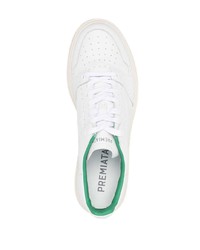 weiße Leder niedrige Sneakers von Premiata