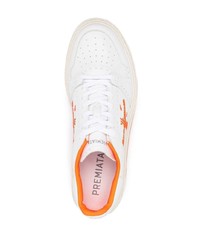 weiße Leder niedrige Sneakers von Premiata